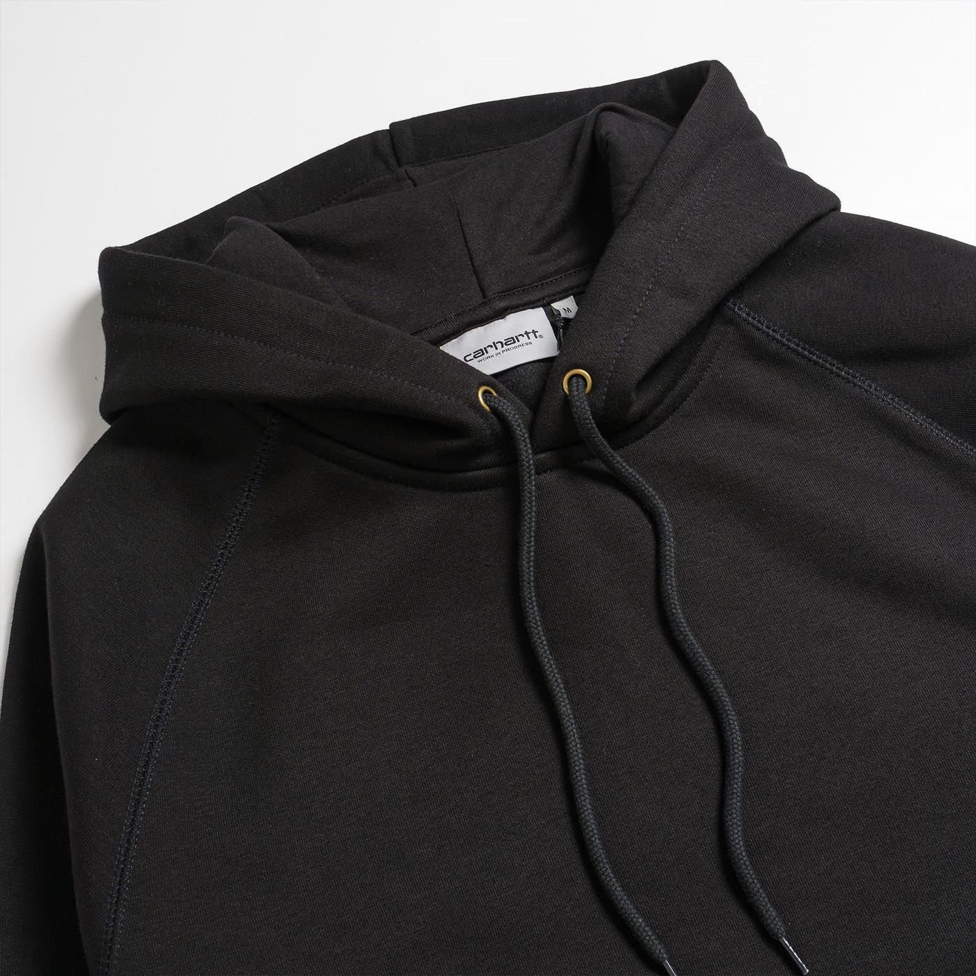 Carhartt Hooded Chase Sweat Black/Gold - I02638400FXX