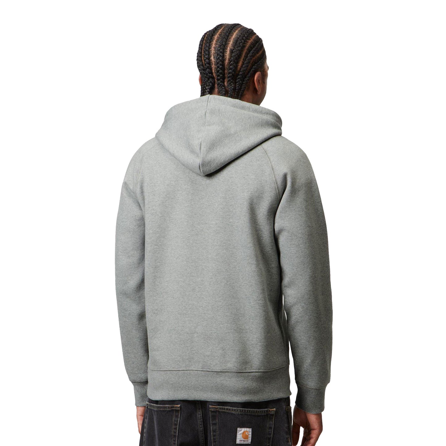 Carhartt Hooded Chase Sweat Grey Heather/Gold