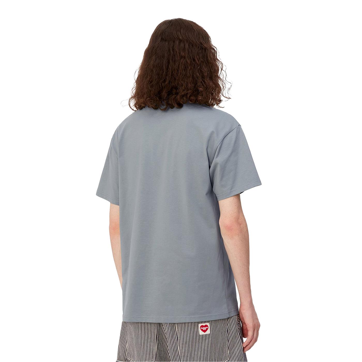 Carhartt WIP S/S Chase T-Shirt Mirror/Gold - I0263911R2XX