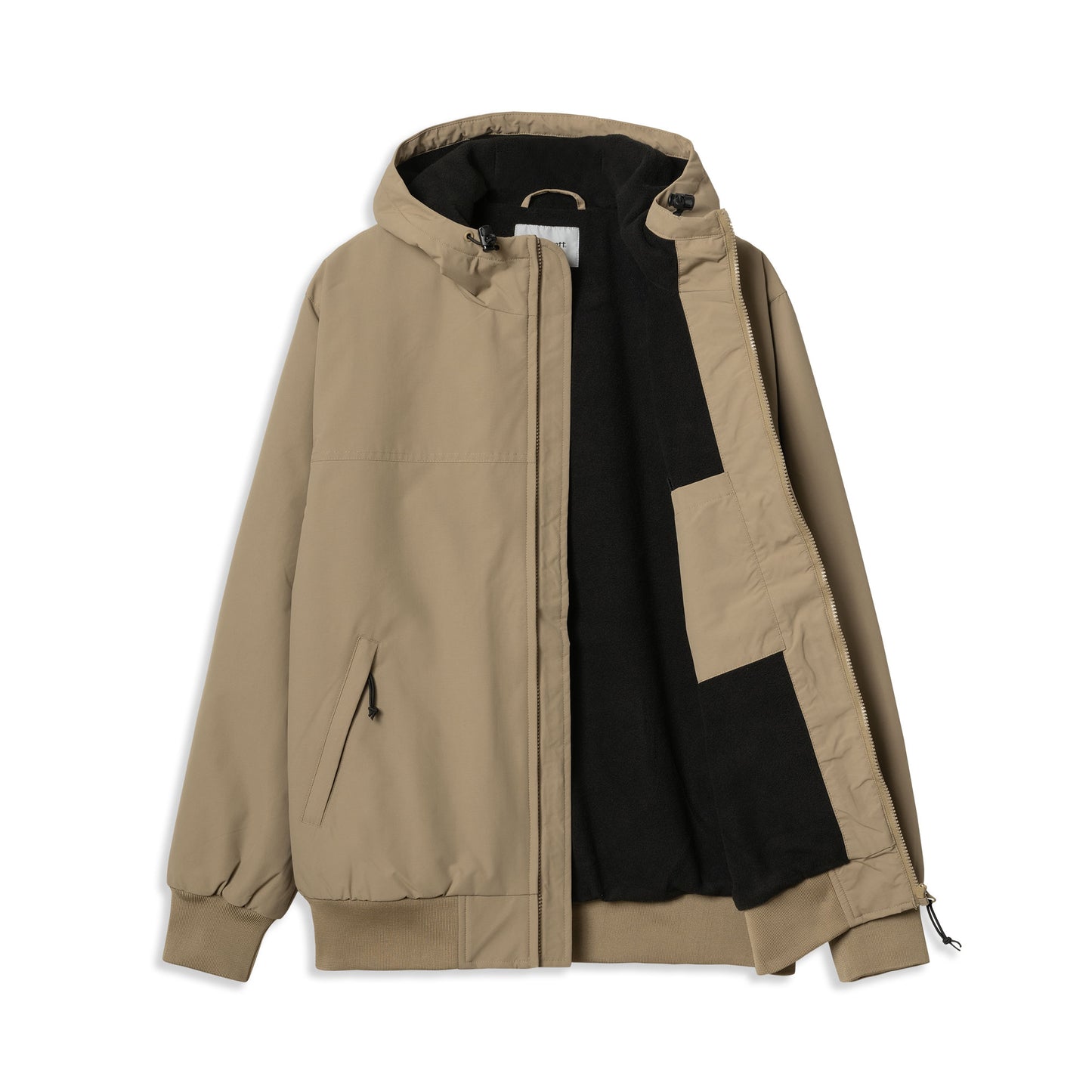 Carhartt WIP Hooded Sail Jacket Leather/Black - I0284360DKXX