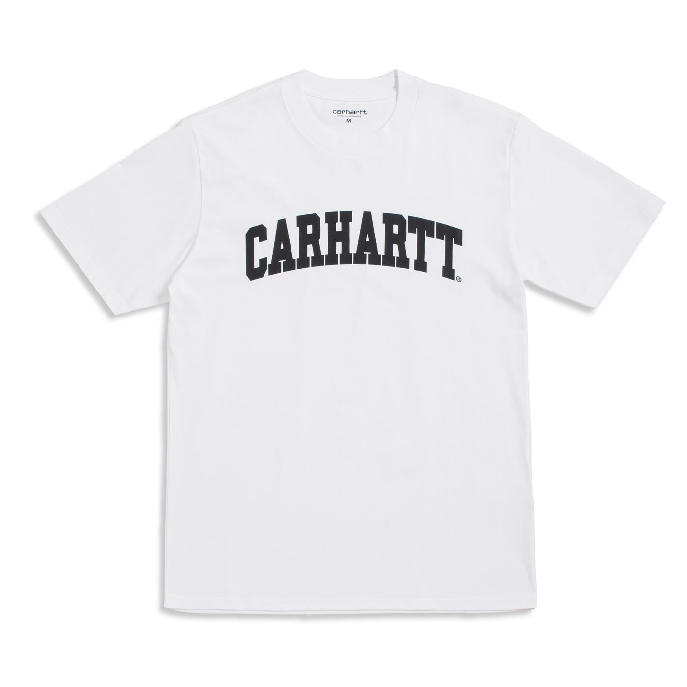 Carhartt S/S University T-Shirt White/Black - I02899000AXX