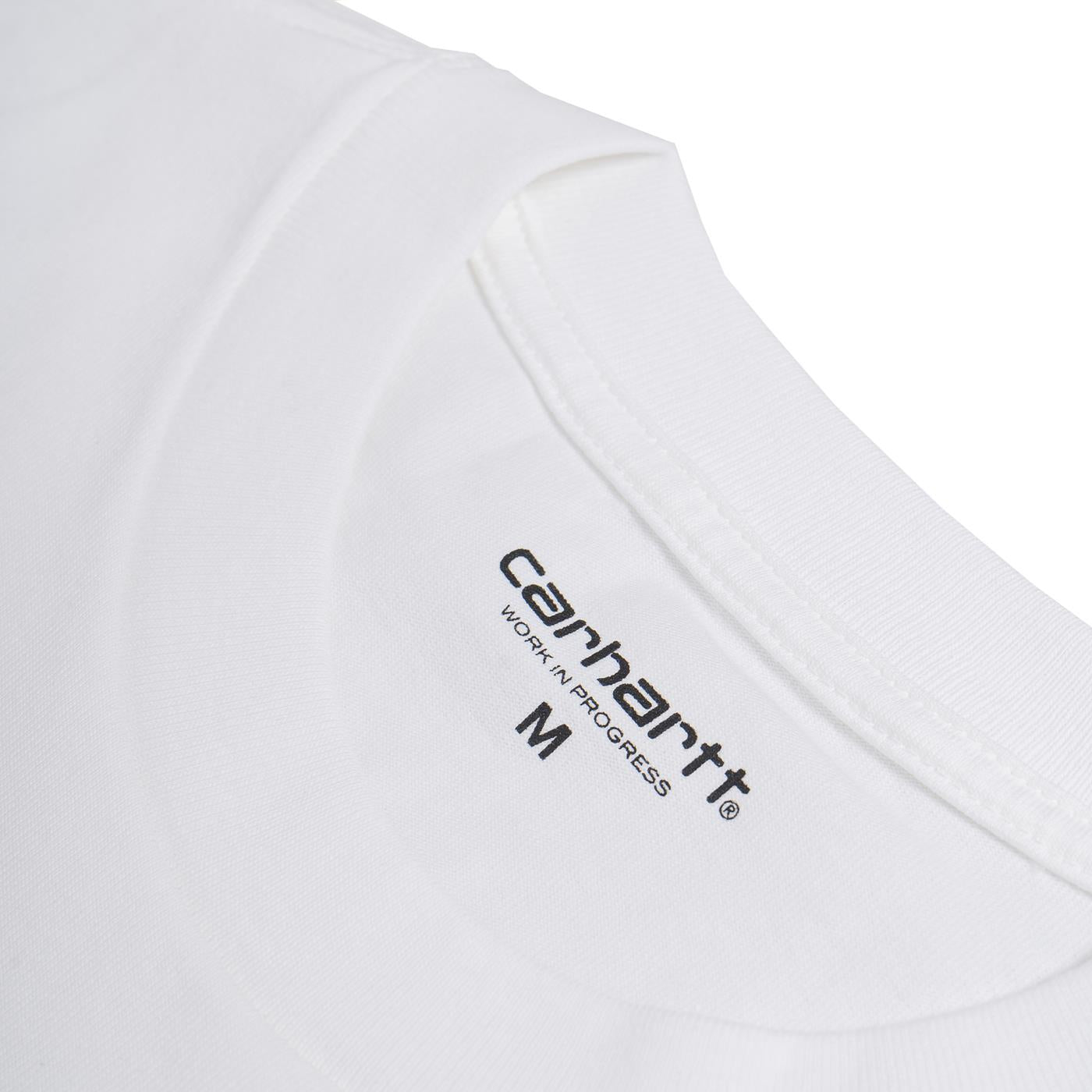Carhartt S/S University T-Shirt White/Black - I02899000AXX