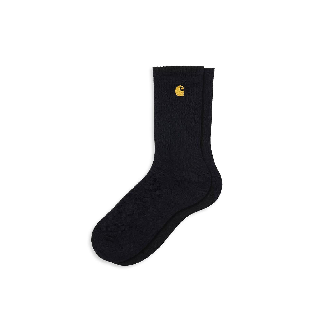 Carhartt WIP Chase Socks Black/Gold - I02942100FXX