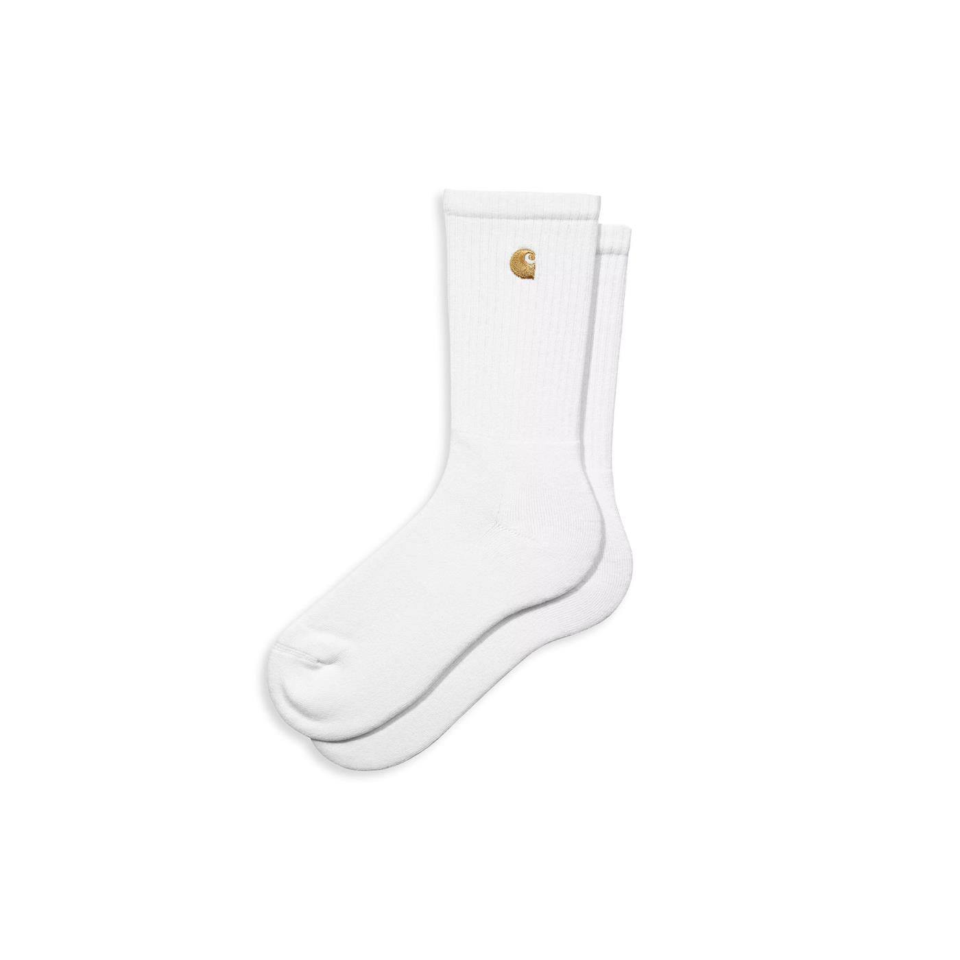 Carhartt WIP Chase Socks White/Gold - I02942100RXX