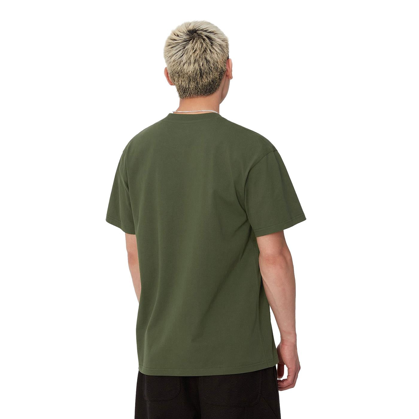 Carhartt WIP S/S American Script T-Shirt Tarragon - I0299562BRXX