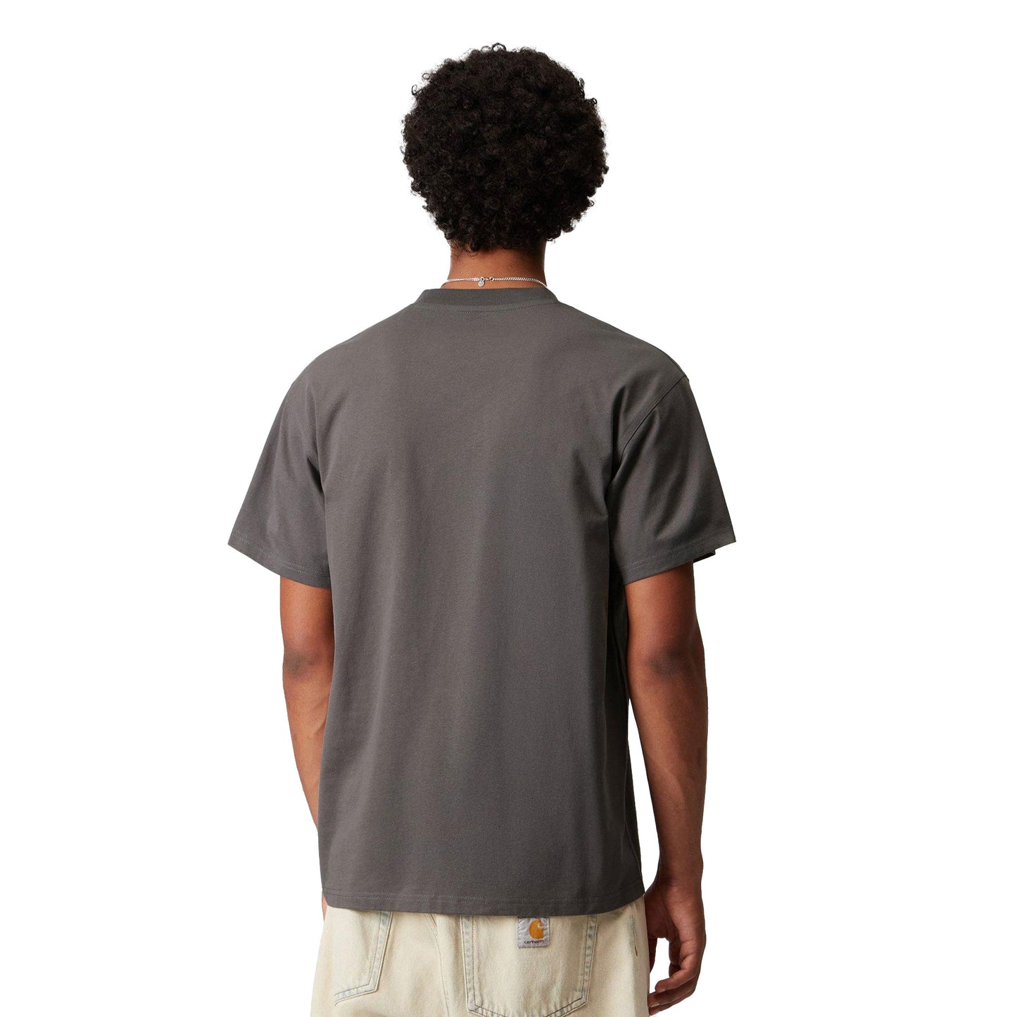 Carhartt WIP S/S American Script T-Shirt Porphyry - I02995633CXX