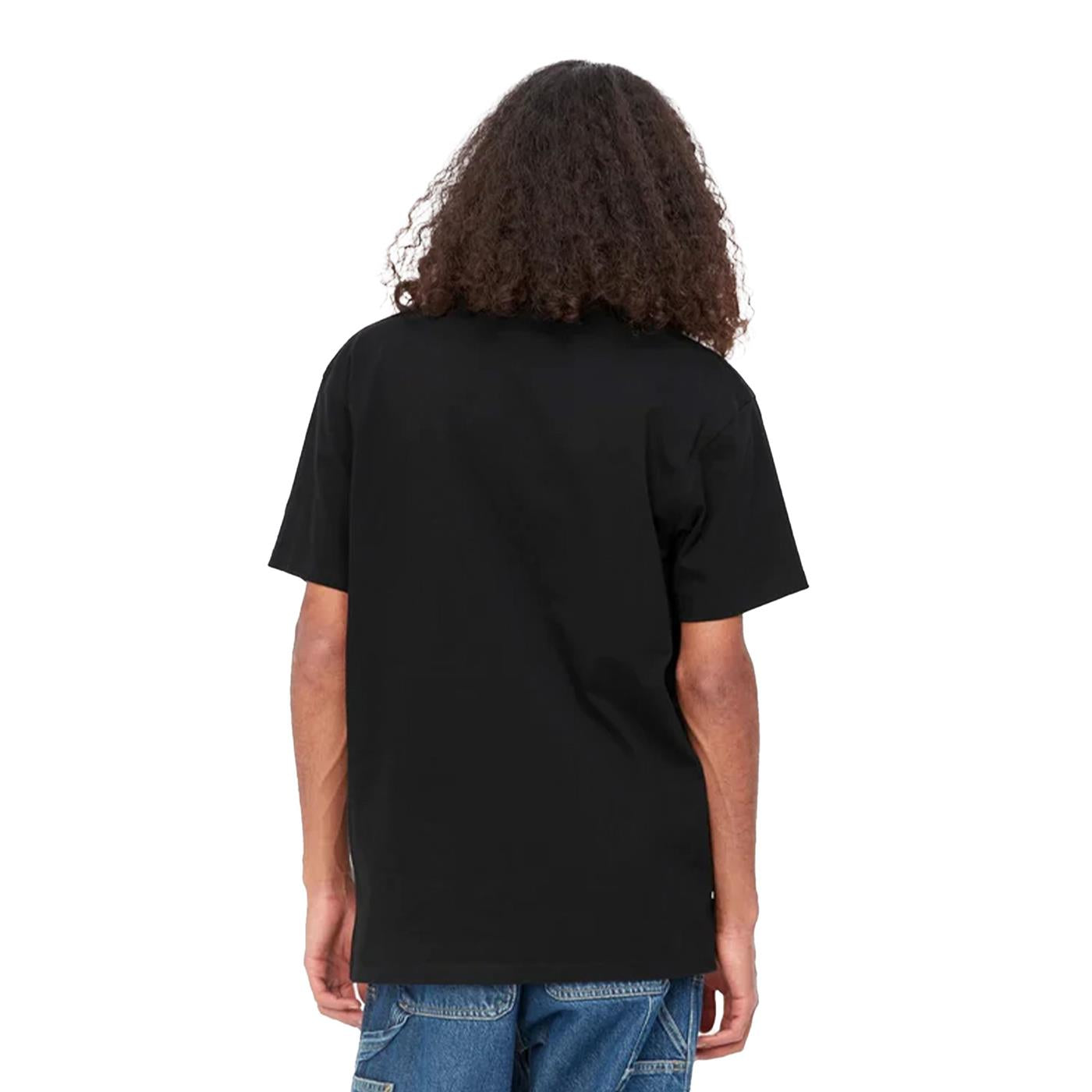 Carhartt WIP S/S American Script T-Shirt Black - I02995689XX