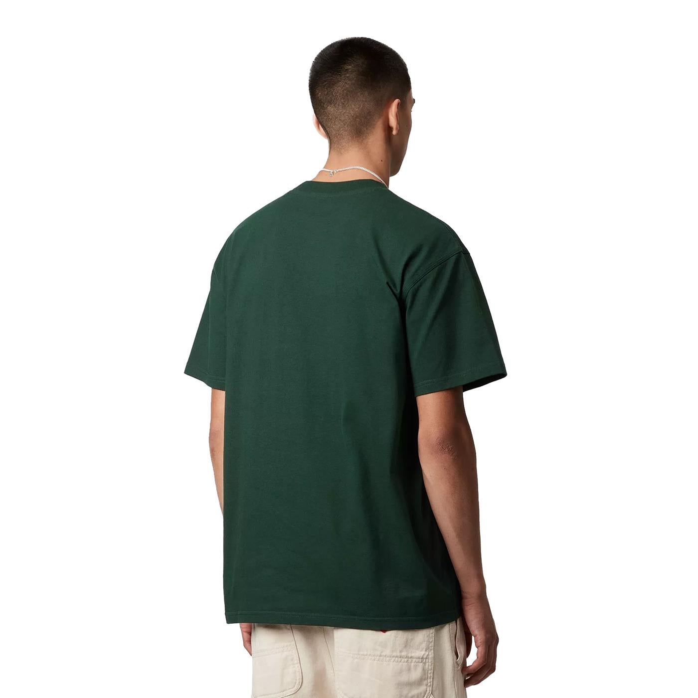 Carhartt WIP S/S American Script T-Shirt Conifer - I029956CIXX