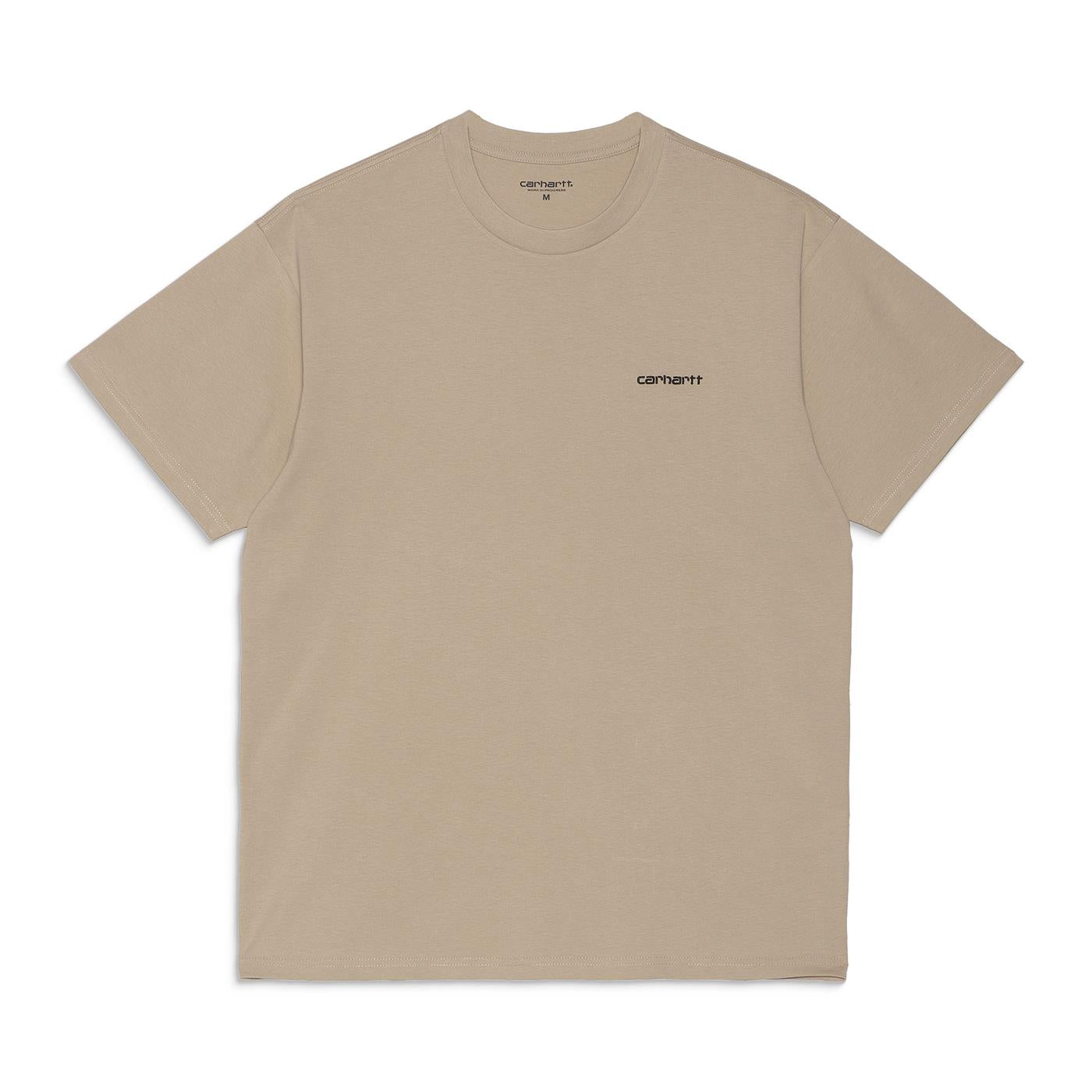 Carhartt S/S Script Embroidery T-Shirt Wall/Black - I030435AWXX