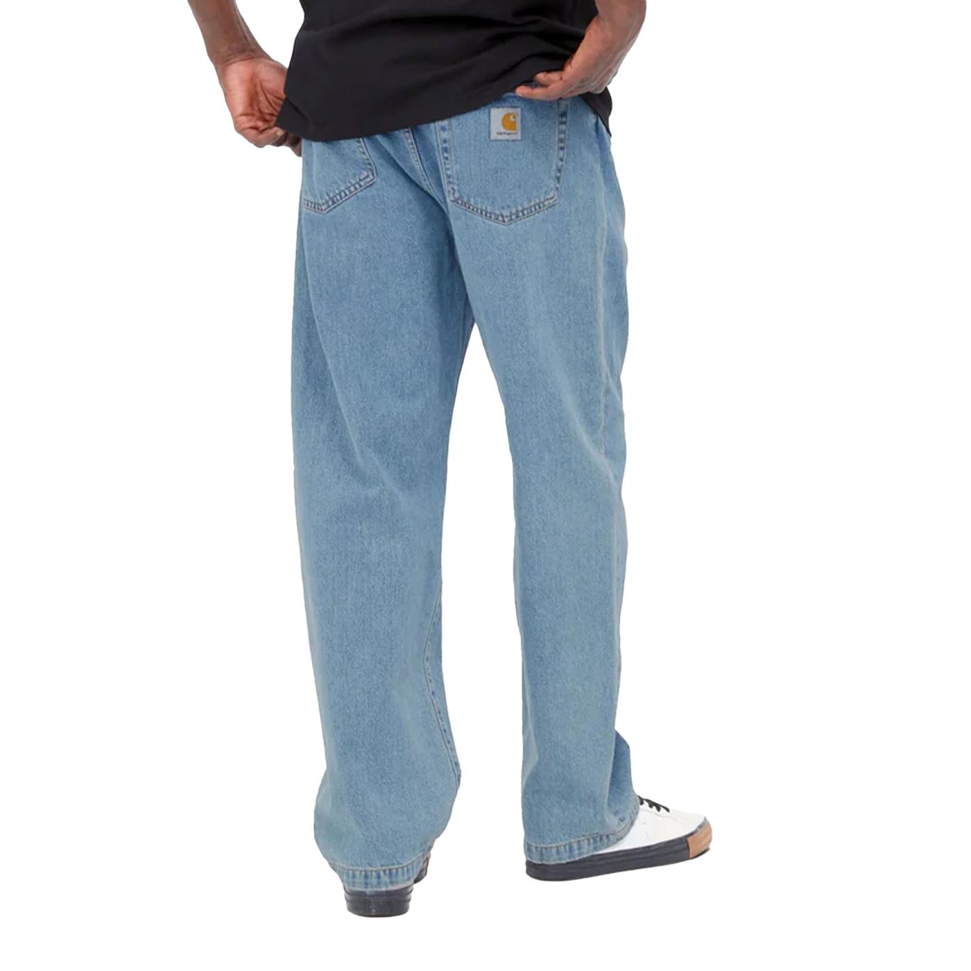 Carhartt WIP Landon Pant Blue heavy stone wash - I0304680160