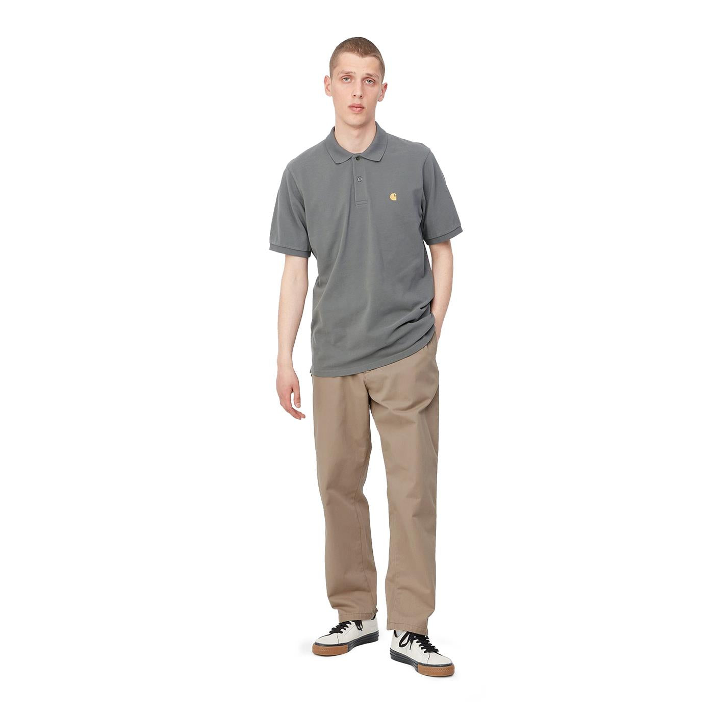 Carhartt WIP Calder Pant Leather Rinsed - I0304738Y02