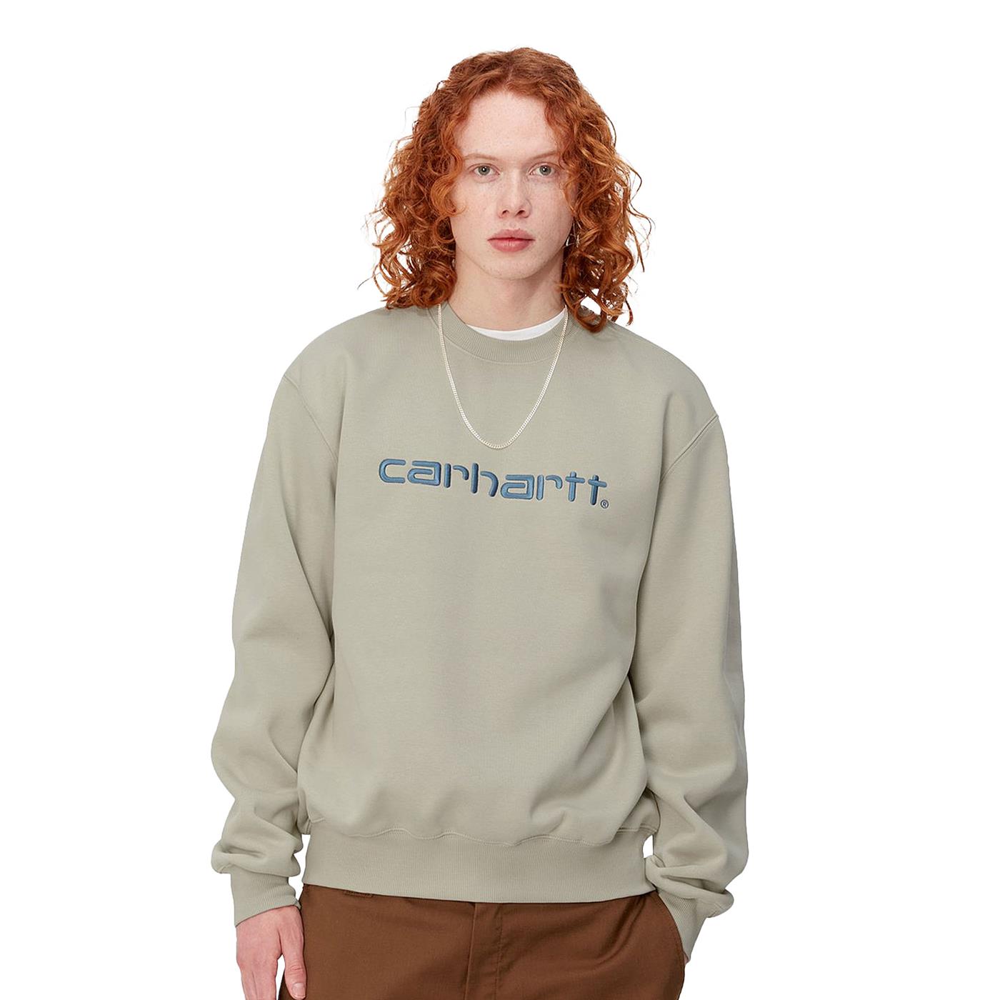 Carhartt WIP Carhartt Sweat Beryl/Sorrent - I03054624GXX