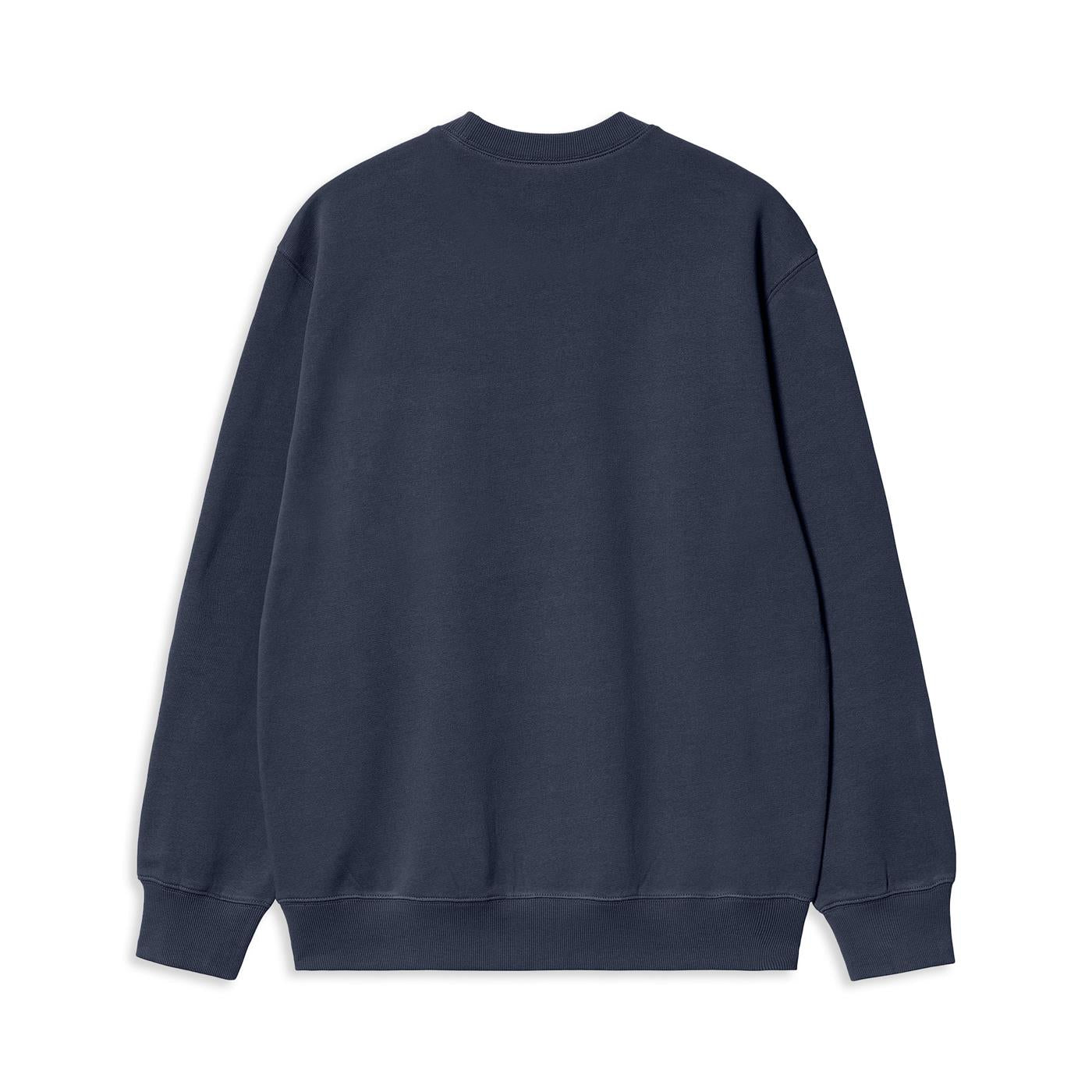 Carhartt WIP Carhartt Sweat Air Force Blue/Malbec - I0305462DDXX