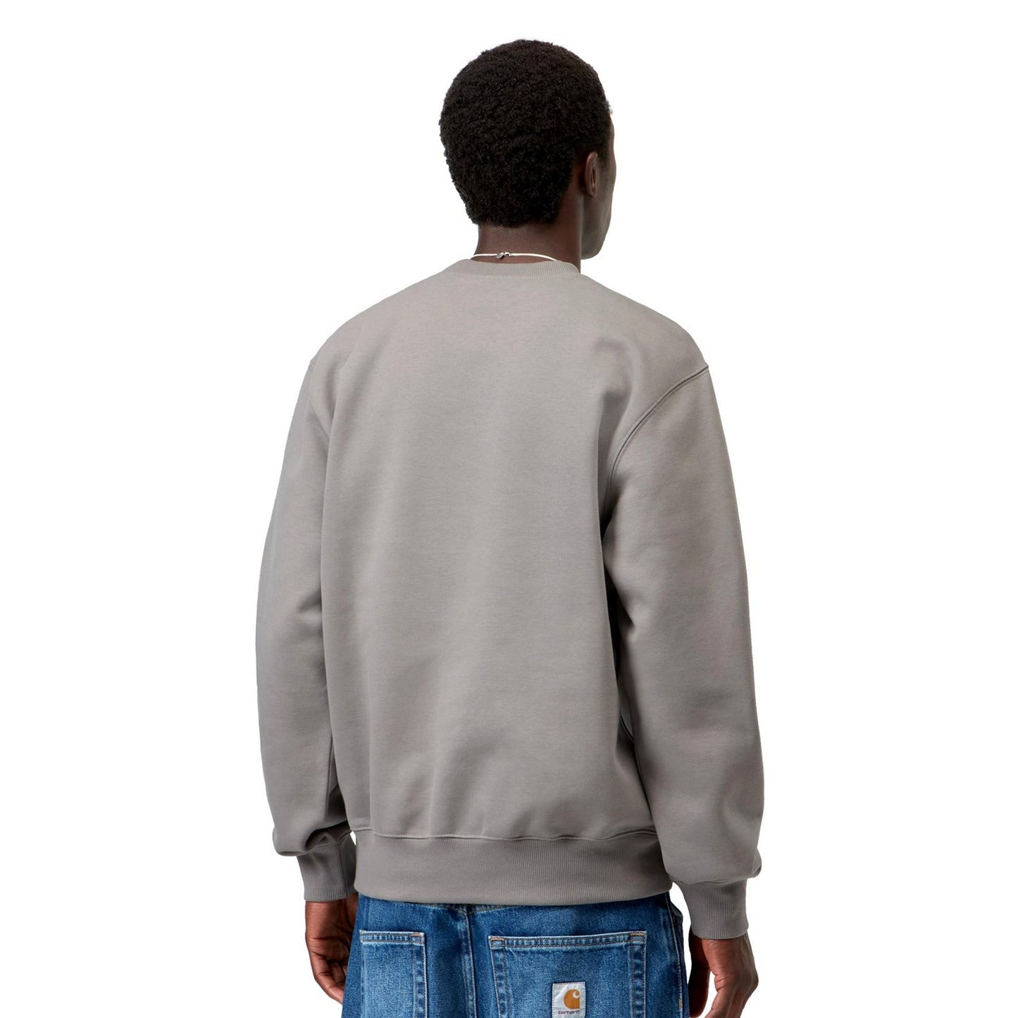 Carhartt WIP Carhartt Sweat Shady Grey/Dark Navy - I0305463Z4XX