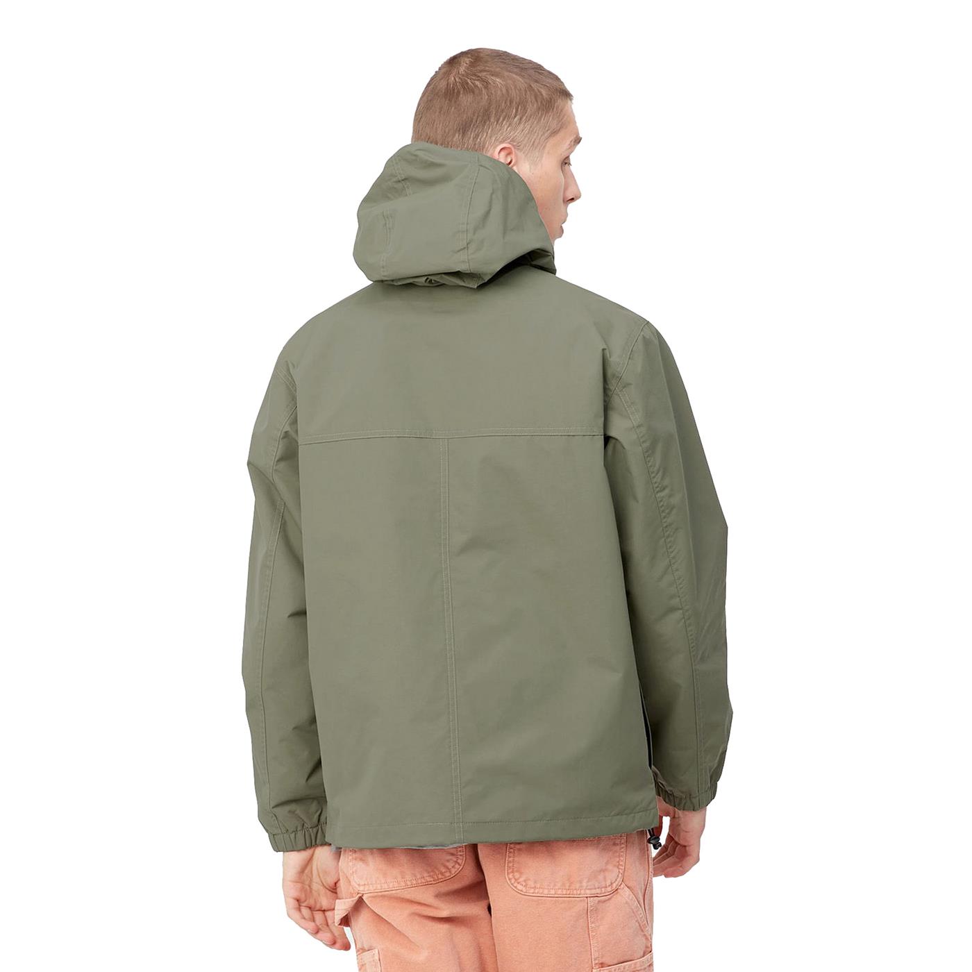 Carhartt Windbreaker Pullover Seaweed/Black - I0308200Z3XX
