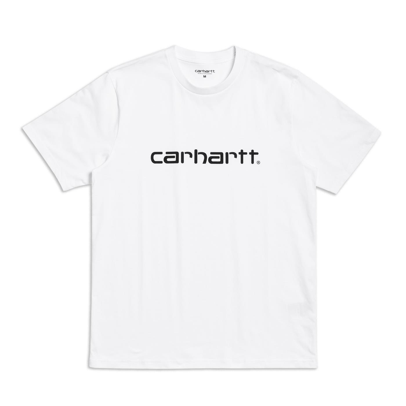Carhartt S/S Script T-Shirt White/Black - I03104700AXX