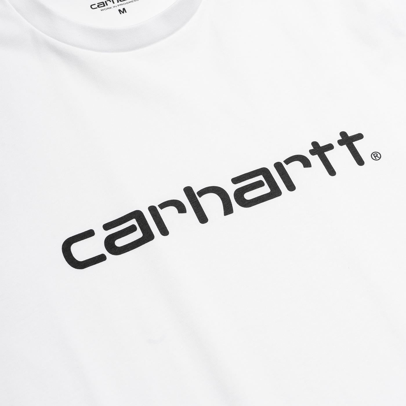 Carhartt S/S Script T-Shirt White/Black - I03104700AXX