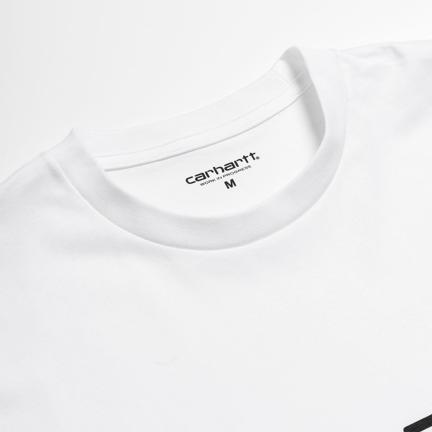 Carhartt S/S Script T-Shirt White/Black - I03104700AXX