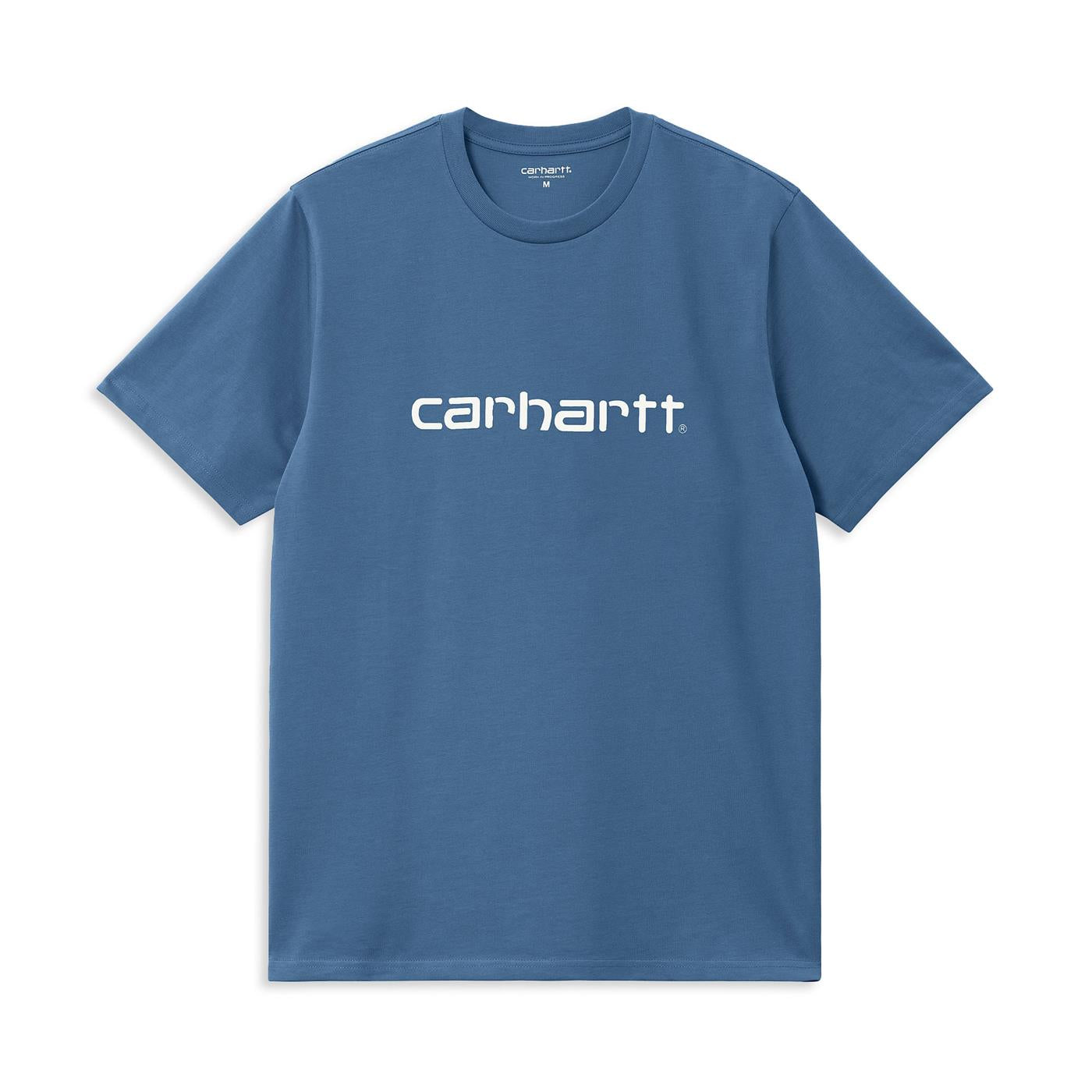 Carhartt WIP S/S Script T-Shirt Sorrent/White - I03104722HXX