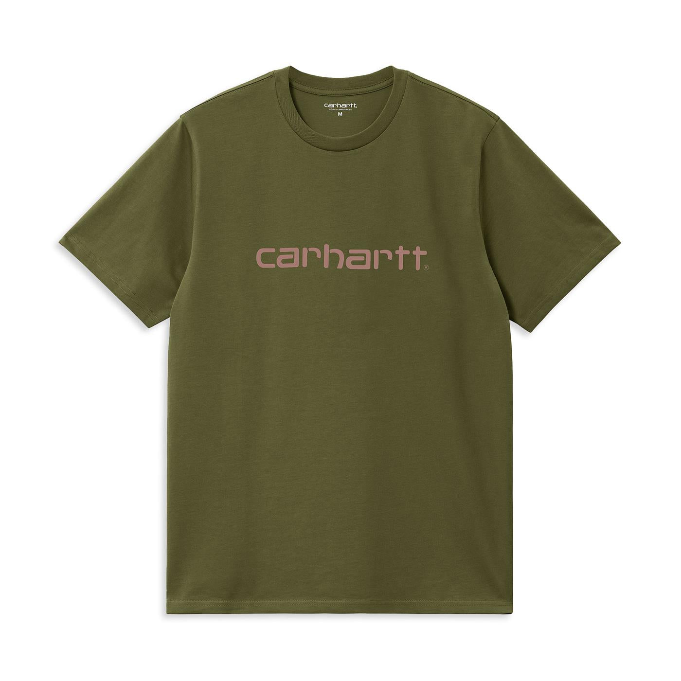 Carhartt WIP S/S Script T-Shirt Dundee/Glassy Pink - I03104724DXX
