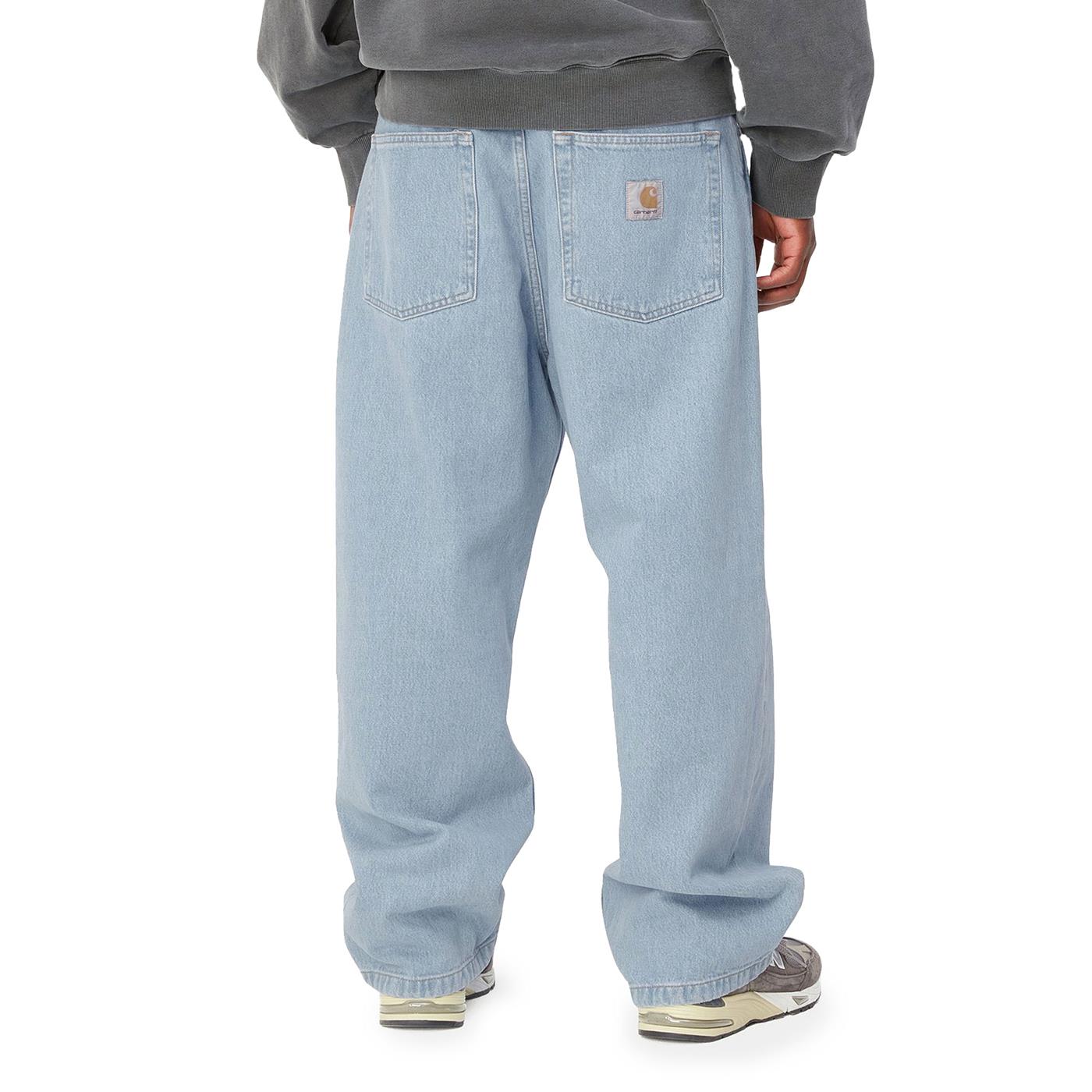 Carhartt WIP Brandon Pant Blue heavy stone bleached - I03124601A3