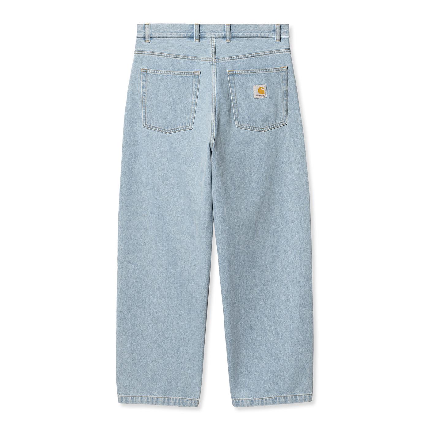 Carhartt WIP Brandon Pant Blue heavy stone bleached - I03124601A3