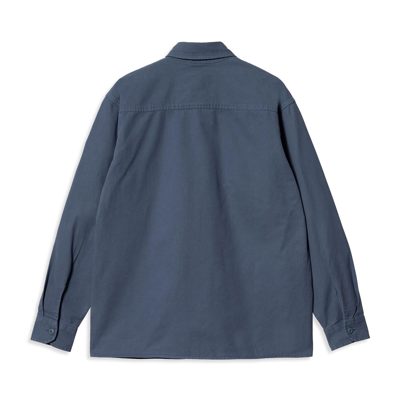 Carhartt WIP Reno Shirt Jacket Storm Blue Garment Dyed - I0314470WAGD