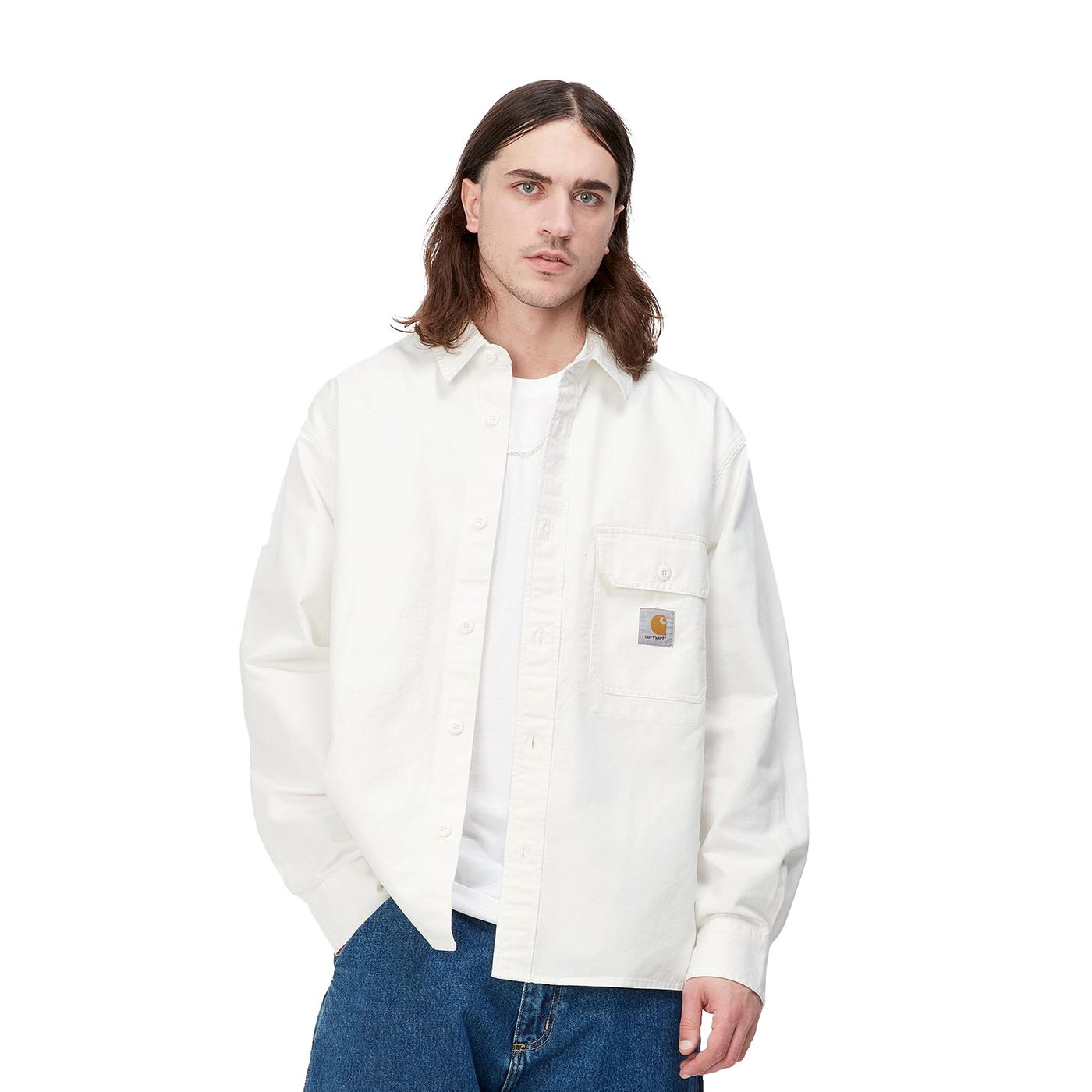 Carhartt WIP Reno Shirt Jacket Off-White Garment Dyed - I031447350GD