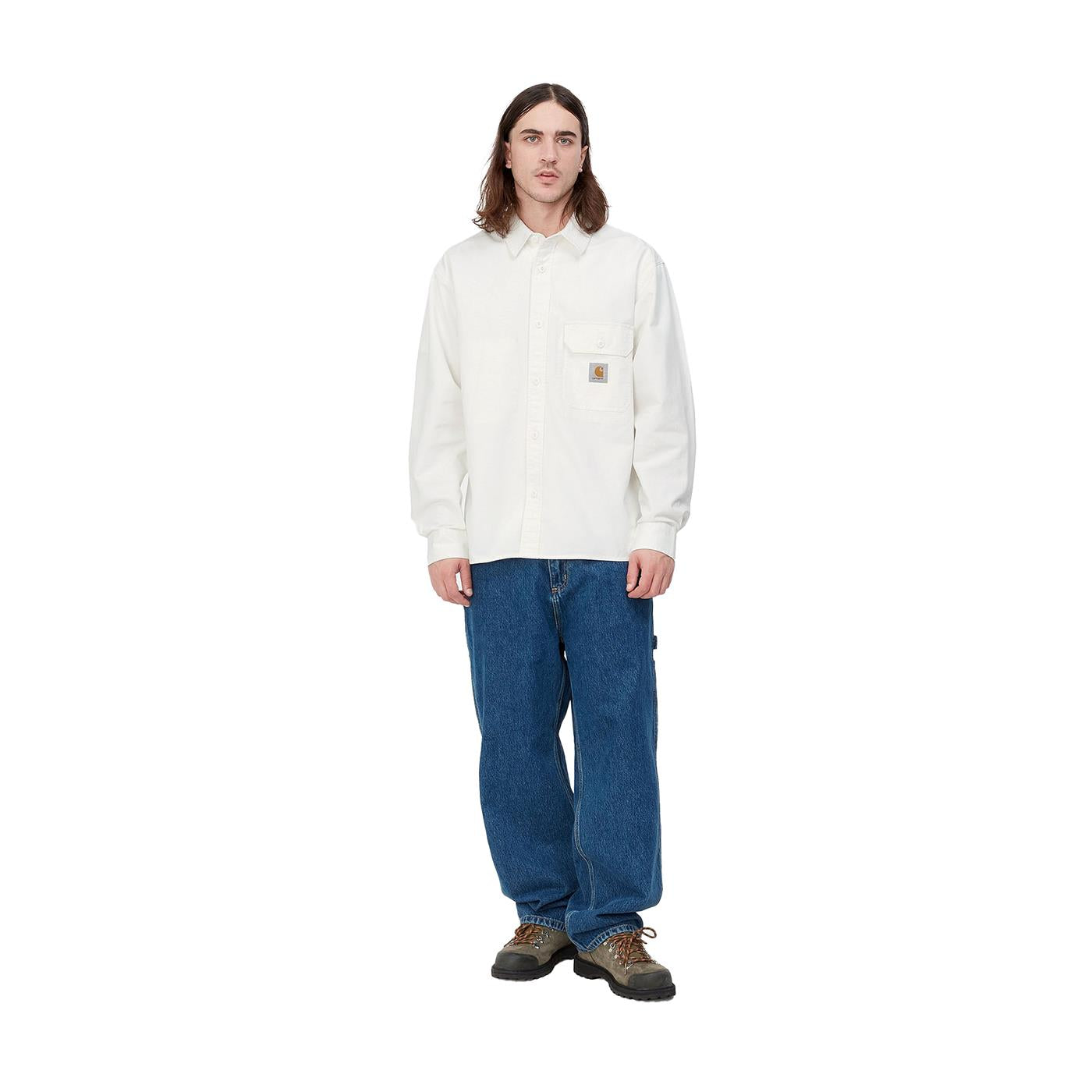 Carhartt WIP Reno Shirt Jacket Off-White Garment Dyed - I031447350GD