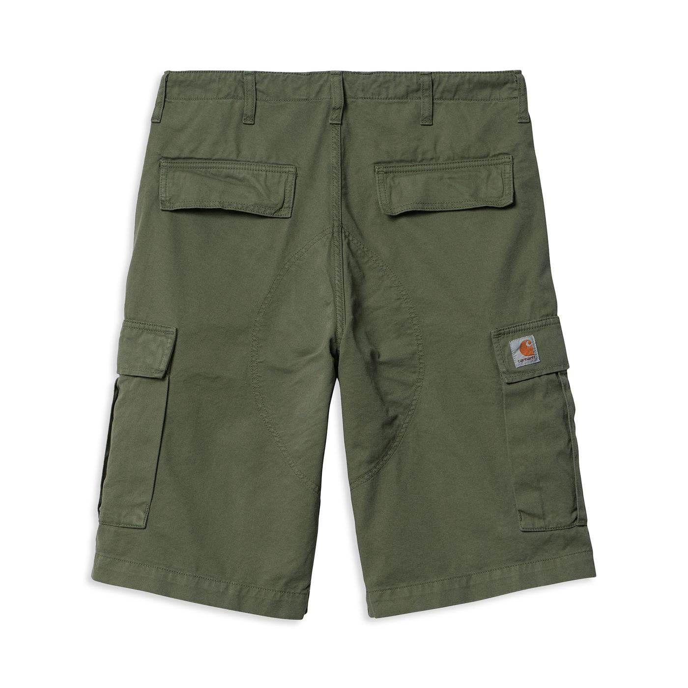 Carhartt WIP Regular Cargo Short Dollar Green garment dyed - I031517667GD