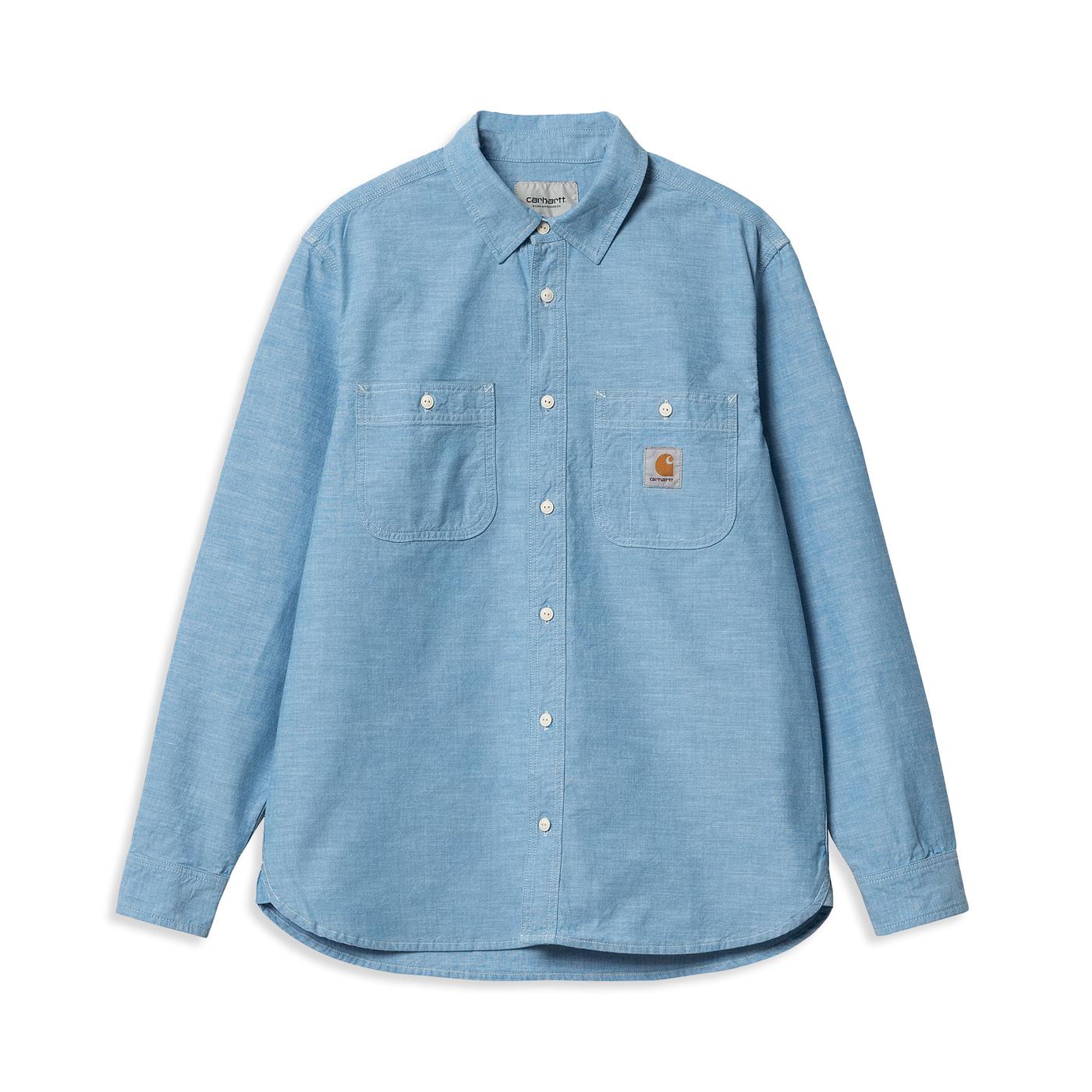 Carhartt WIP L/S Clink Shirt Bleach Rinsed - I031528KY02