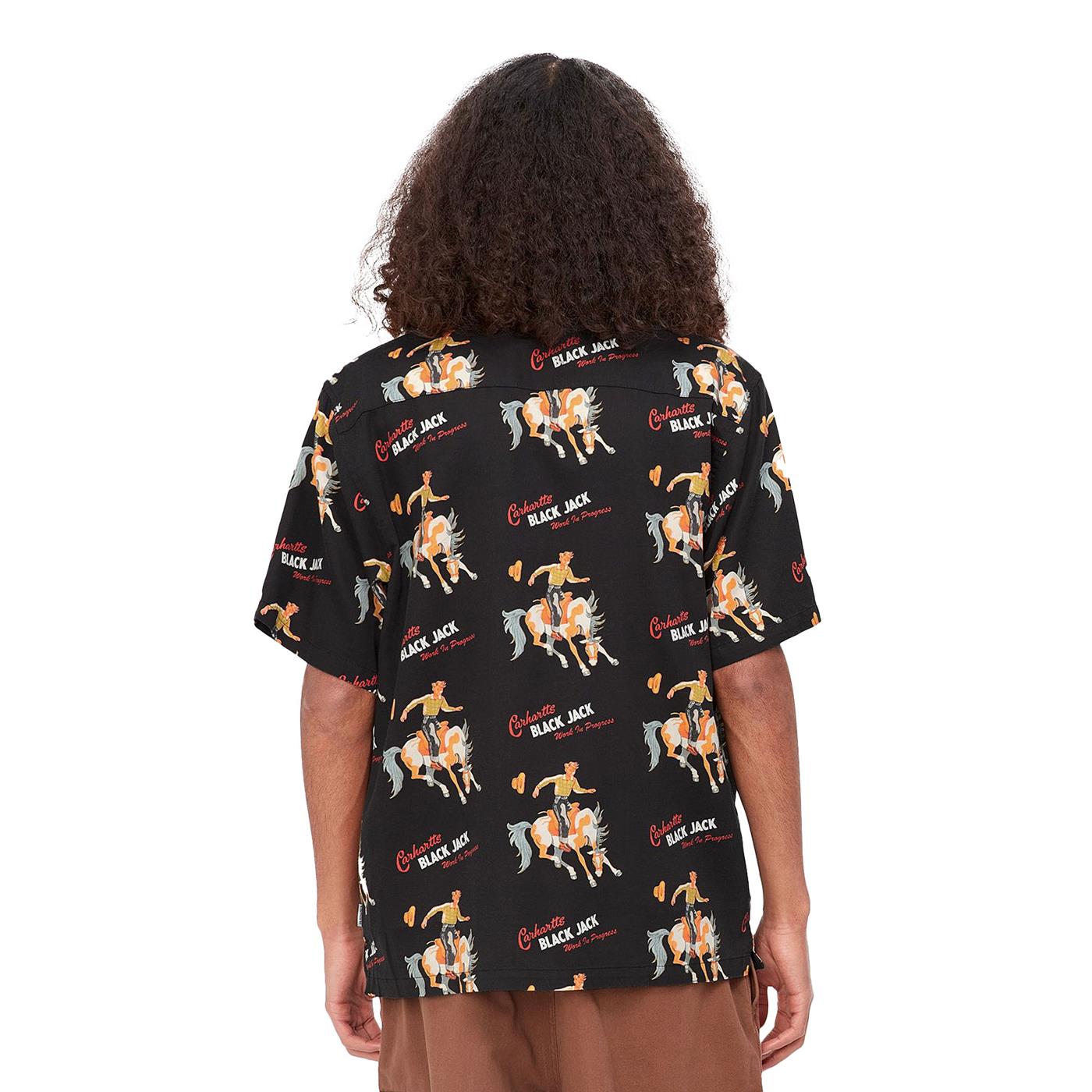 Carhartt WIP S/S Black Jack Shirt Black - I0316591L0XX