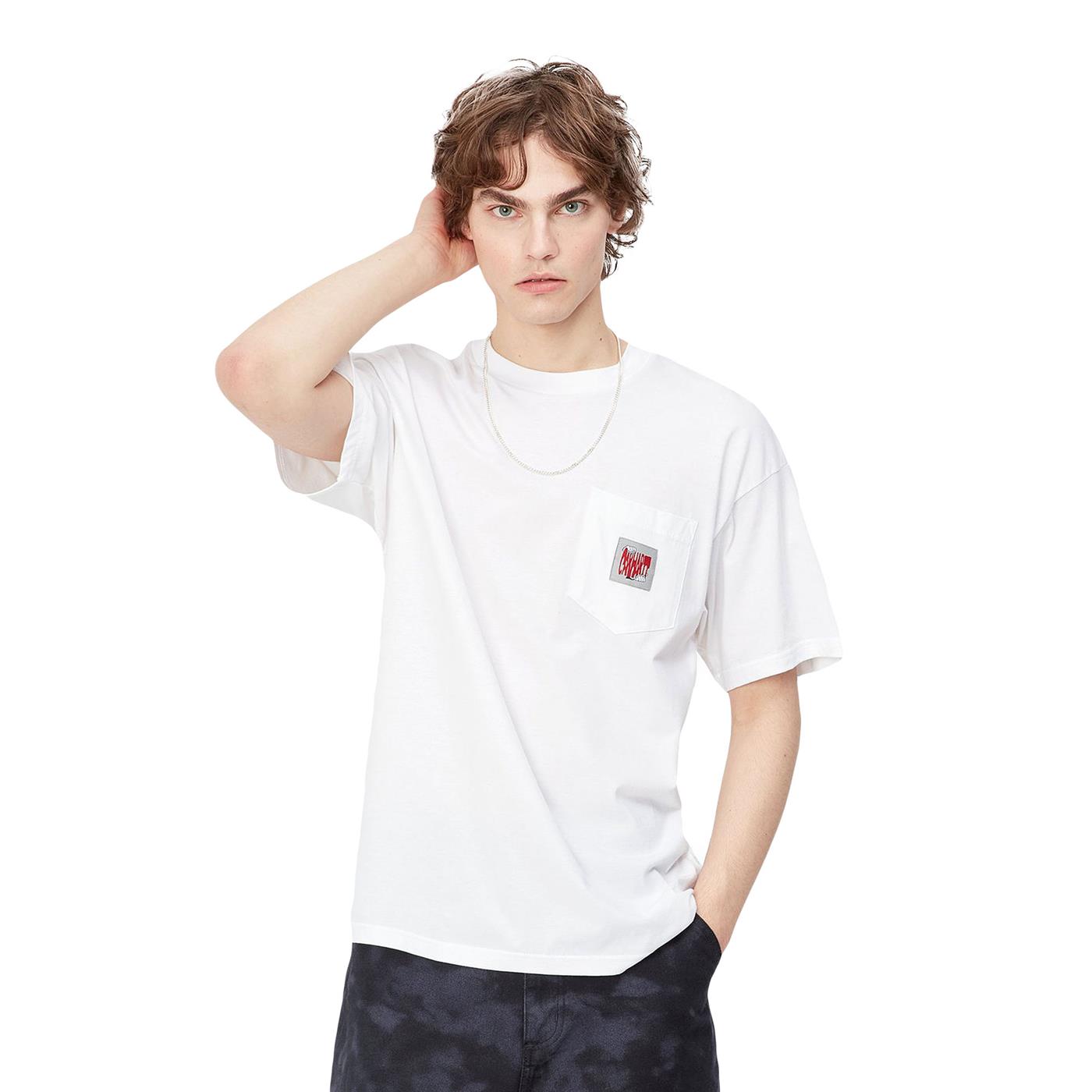 Carhartt WIP S/S Stretch Pocket T-Shirt White - I03183102XX