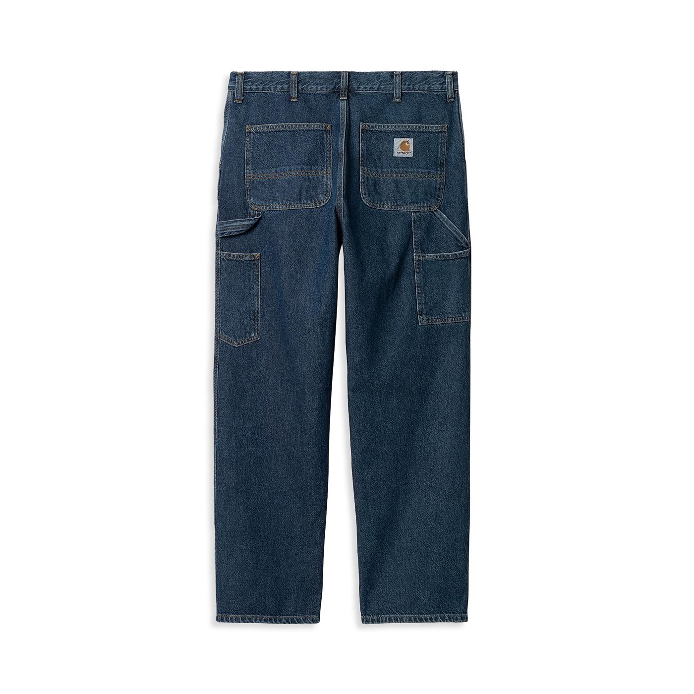 Carhartt WIP Single Knee Pant Blue Stone Washed - I0320240106