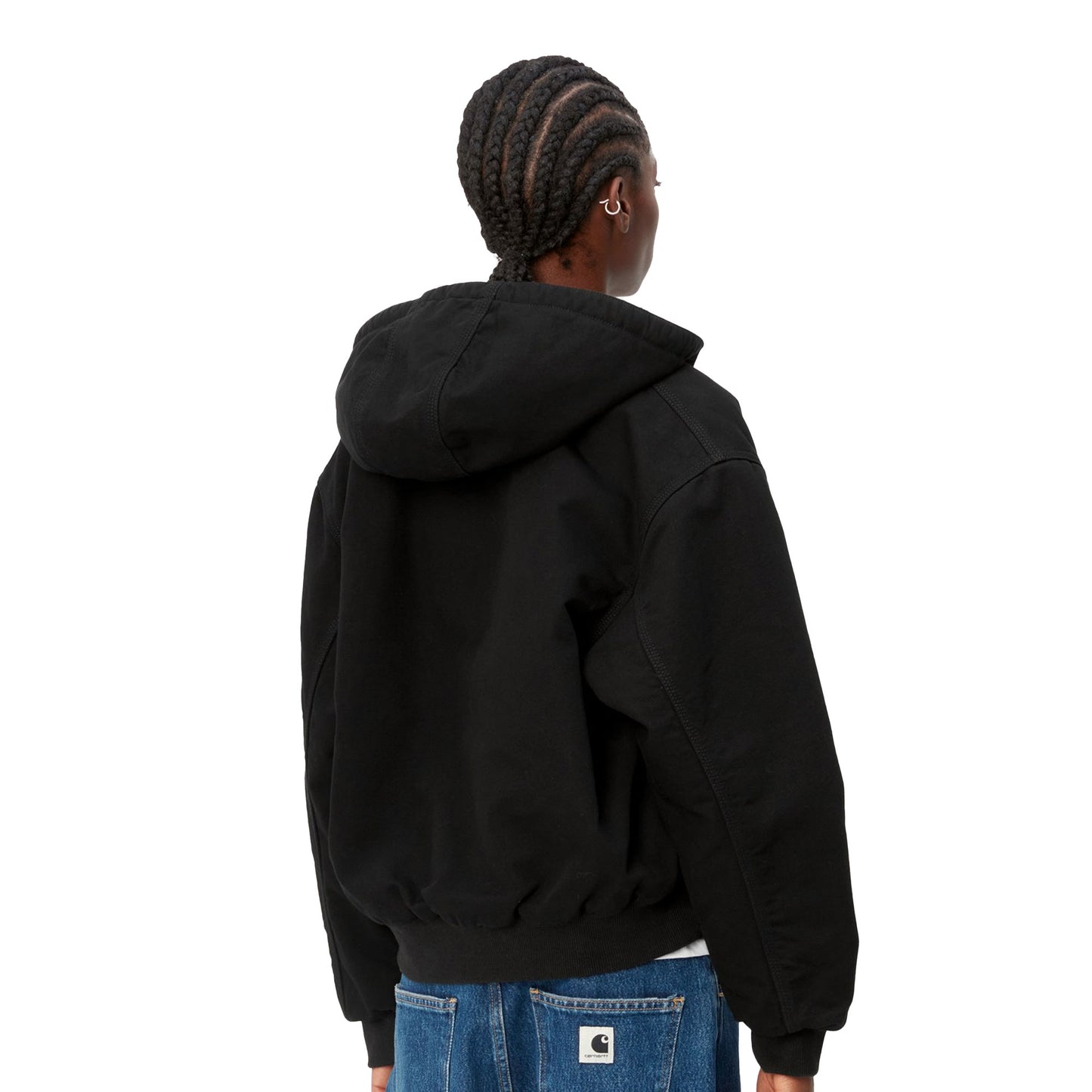 Carhartt WIP W OG Active Jacket Black rinsed - I0322388902