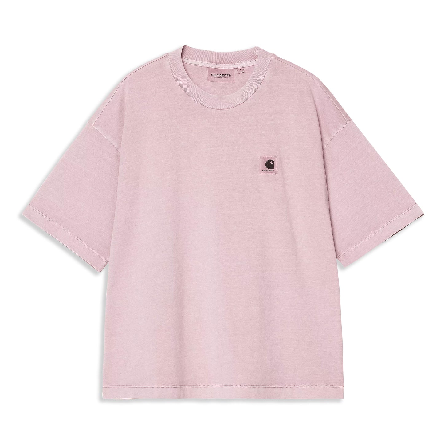 Carhartt WIP W S/S Nelson T-Shirt Hortensia garment dyed - I0330512P8GD