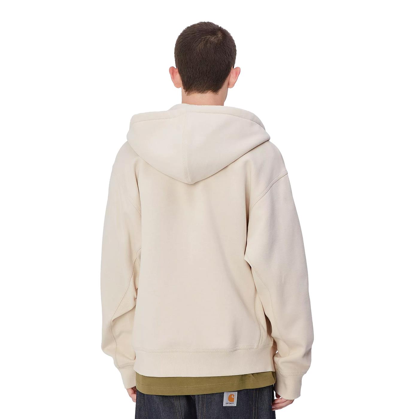 Carhartt WIP Hooded American Script Jacket Moonbeam - I033063MOOXX