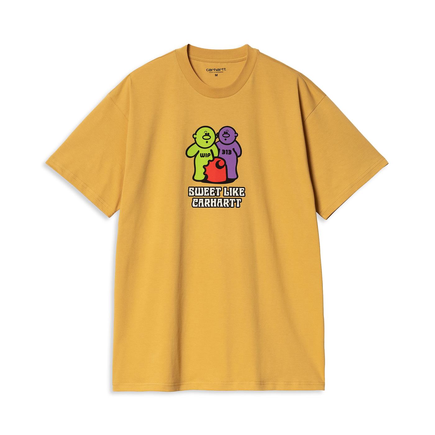 Carhartt WIP S/S Gummy T-Shirt Sunray - I0331641ZEXX