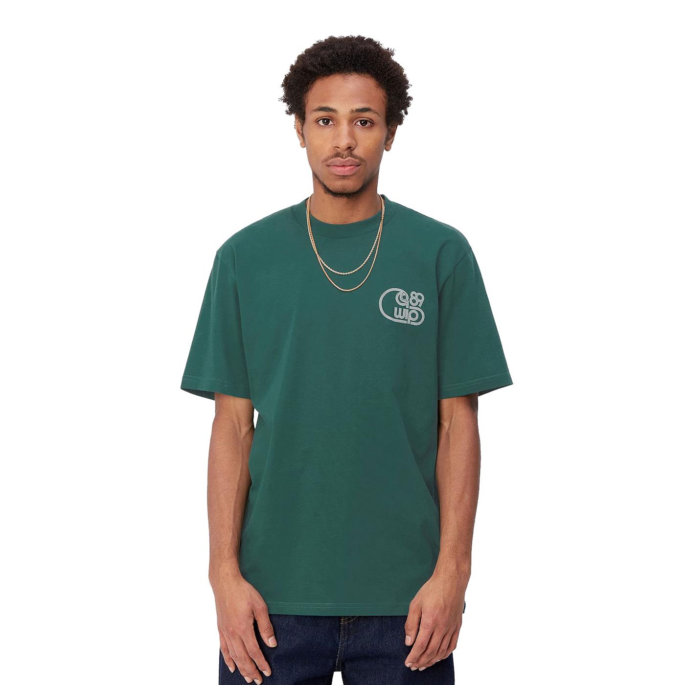 Carhartt WIP S/S Night NIght T-Shirt Chervil/Tonic - I03317226AXX