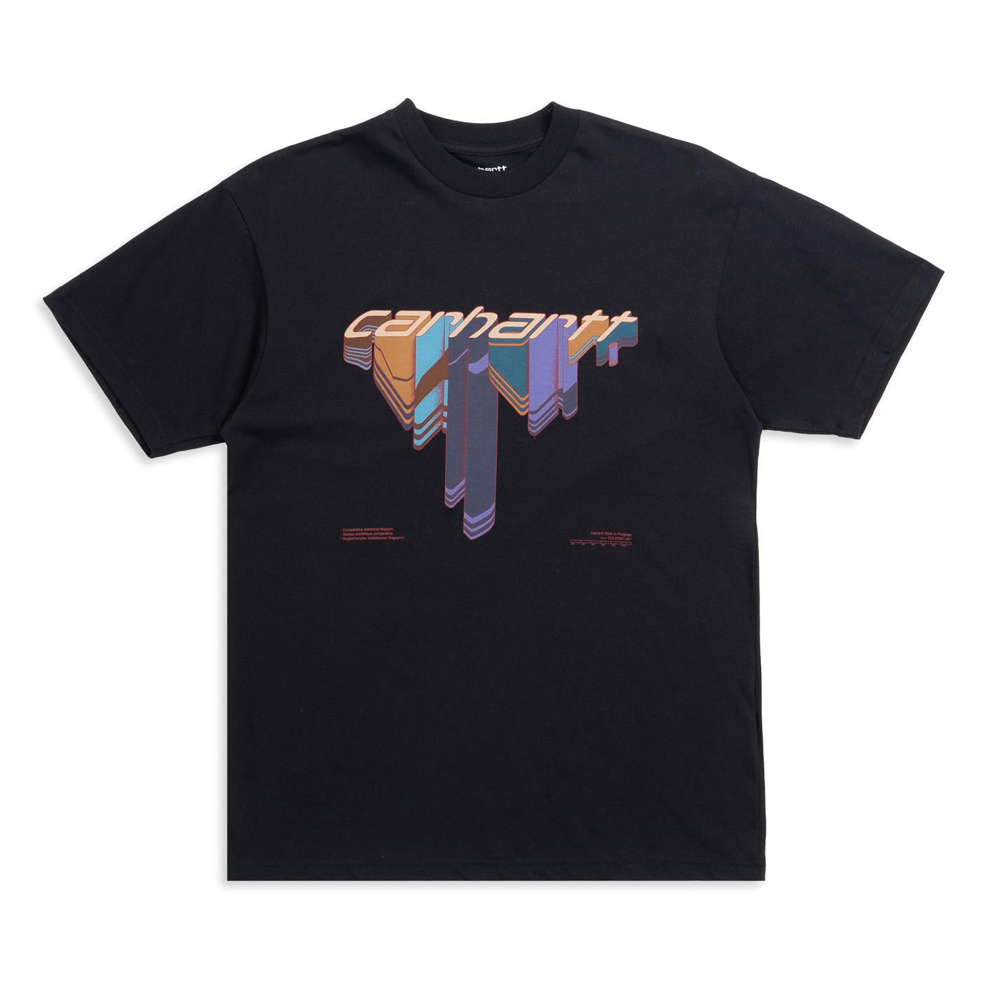 Carhartt WIP S/S Diagram Script T-Shirt Black - I03317689XX