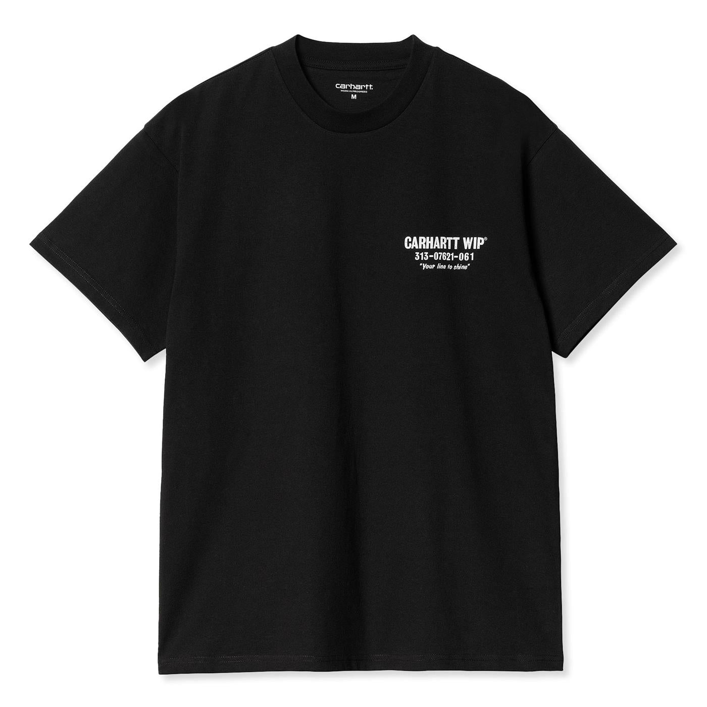 Carhartt WIP S/S Less Troubles T-Shirt Black/White - I0331870D2XX