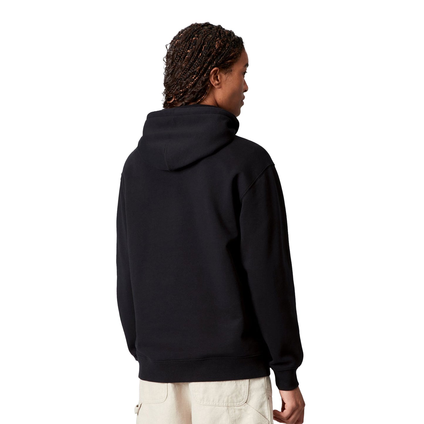 Carhartt WIP W Hooded Carhartt Sweat Black/Scarlet