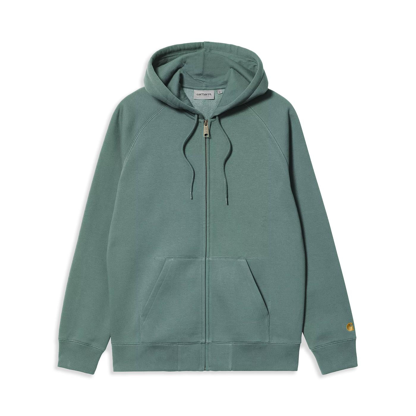 Carhartt WIP Hooded Chase Jacket Silver Pine/Gold - I0336642N0XX