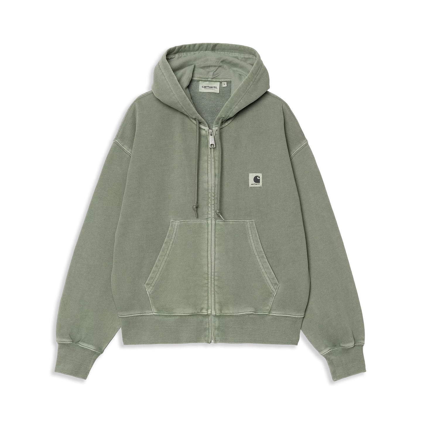 Carhartt WIP W Hooded Nelson Jacket Park garment dyed - I0338301YFGD