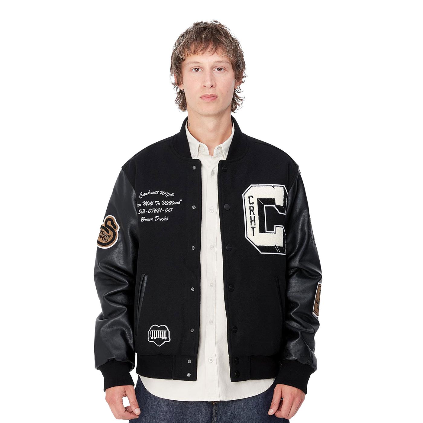 Carhartt WIP Brown Ducks Bomber Black/Black - I03385500EXX