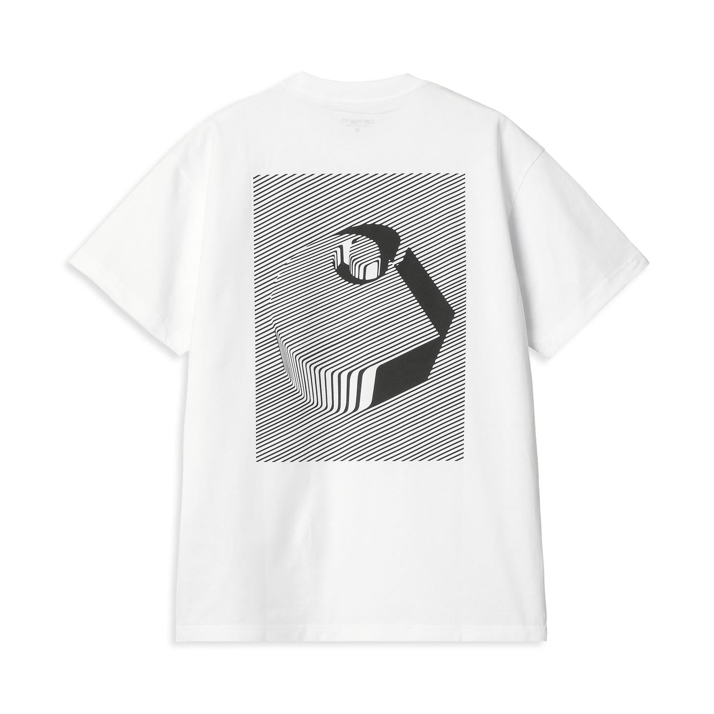 Carhartt WIP S/S Jalou C T-Shirt White/Black - I03394400AXX