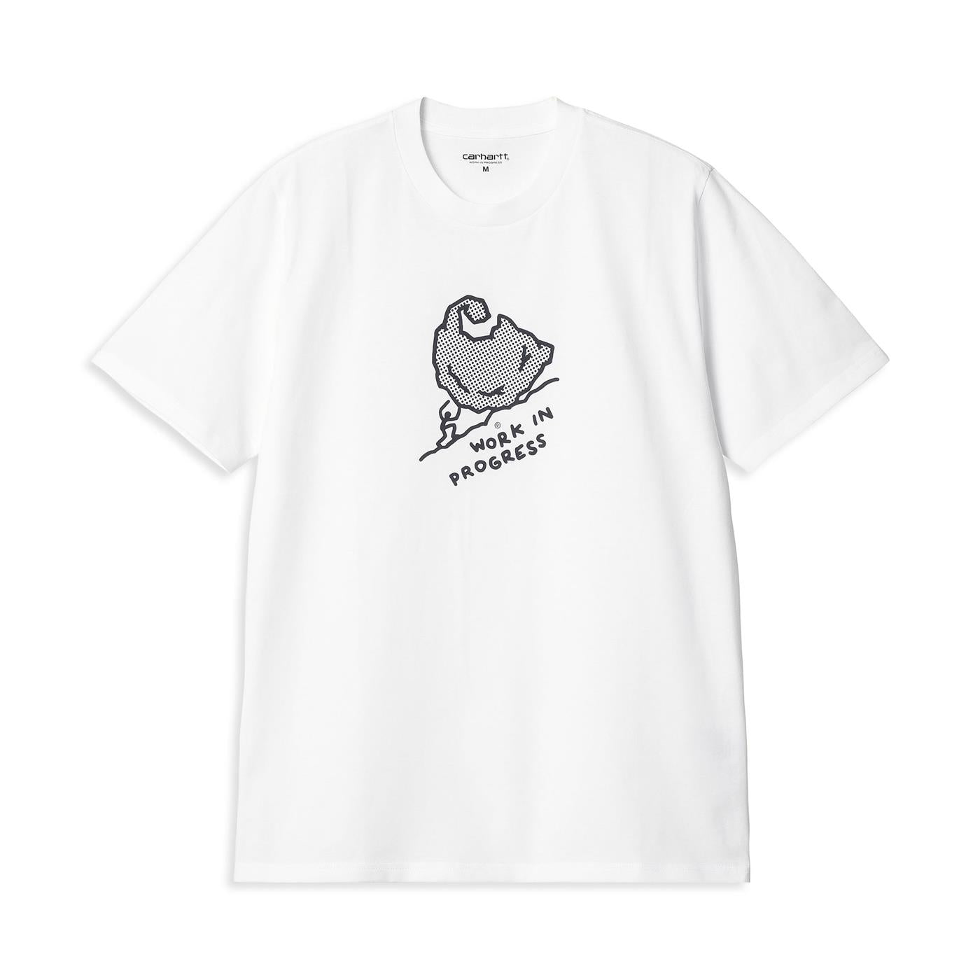 Carhartt WIP S/S Move On Up T-Shirt White/Black - I03398800AXX