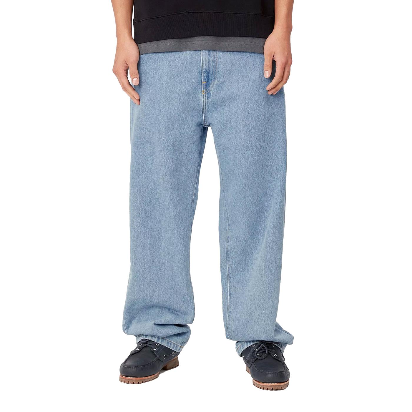 Carhartt WIP Aaron Pant Blue stone bleached - I0342370112