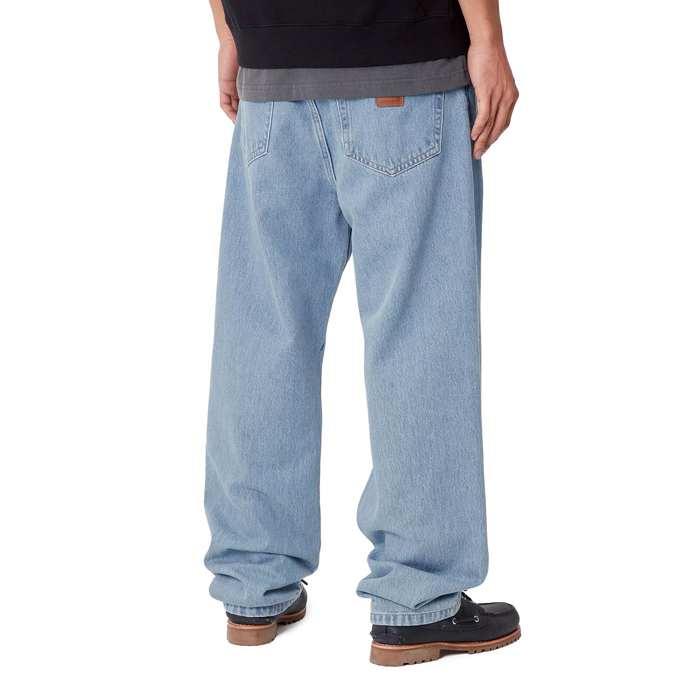 Carhartt WIP Aaron Pant Blue stone bleached - I0342370112