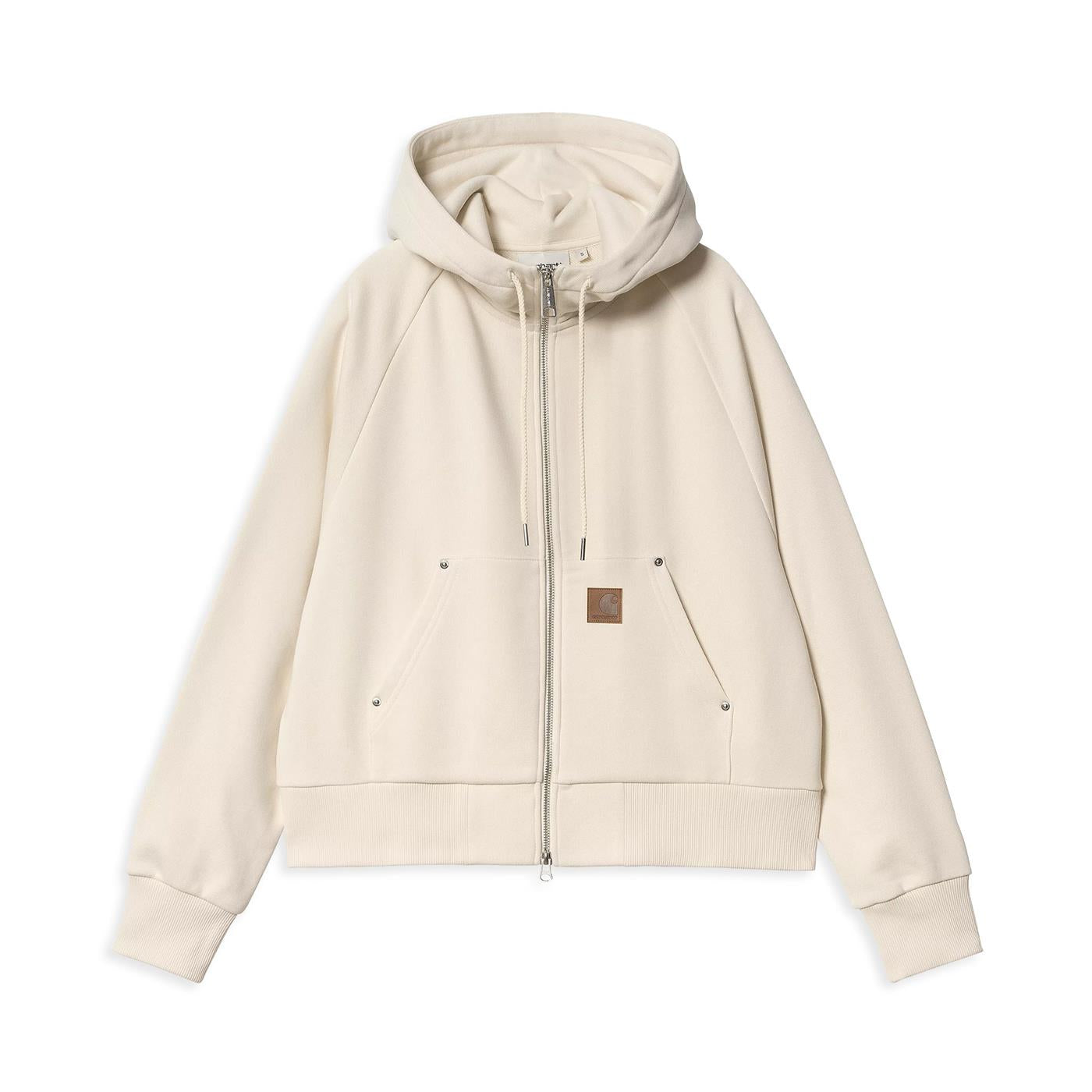 Carhartt WIP W Hooded Eldon Sweat Jacket Natural - I03437405XX